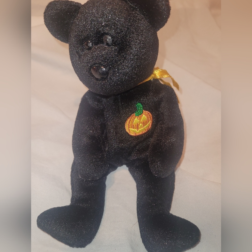 TY Beanie Babies Haunt Halloween Bear 2001